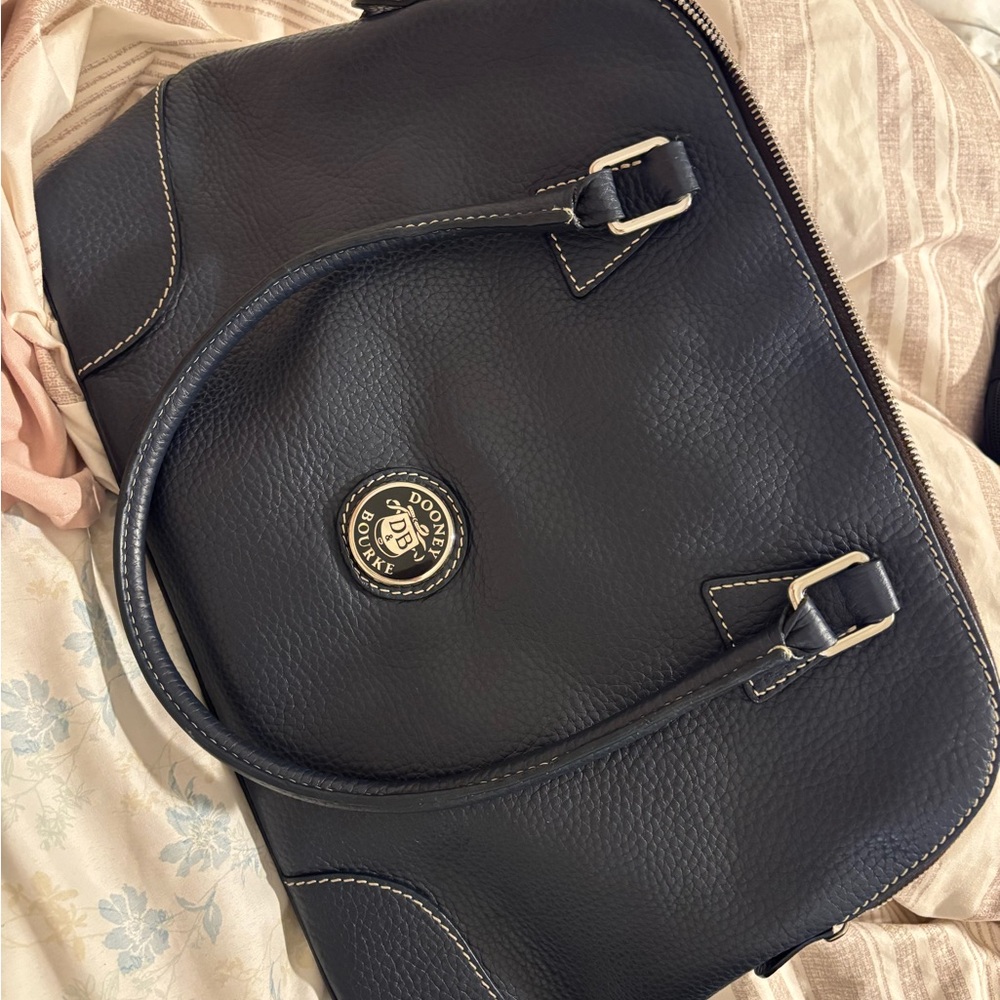 Dooney & Bourke Black Leather Satchel